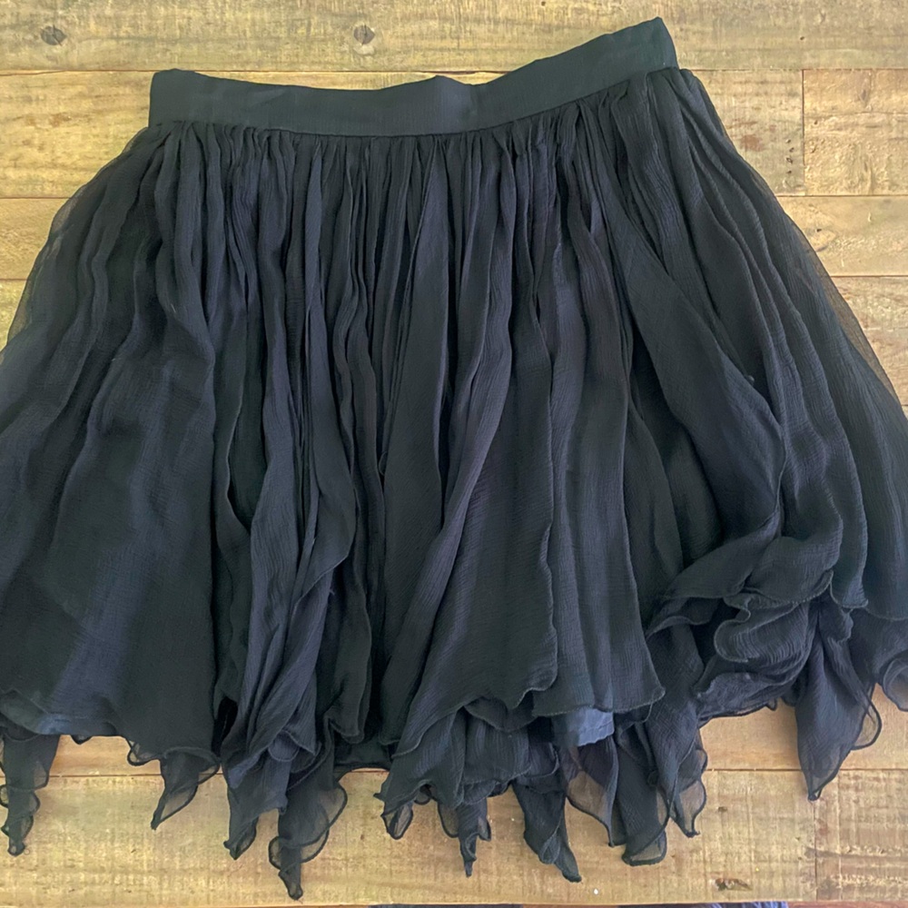 COPY - Eavis & Brown silk mini skirt
